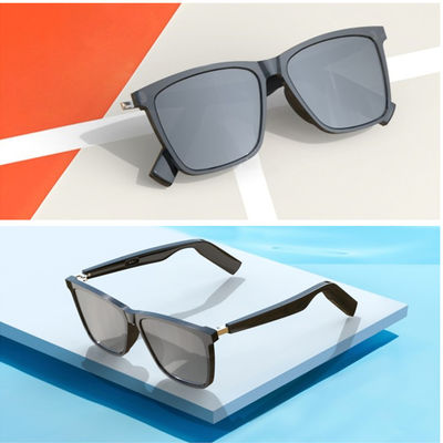 Cuffia avricolare senza fili di sport nuovi di Bluetooth 5,0 degli occhiali da sole di vetro astuti all'aperto di Bluetooth con gli anti occhiali da sole blu del microfono