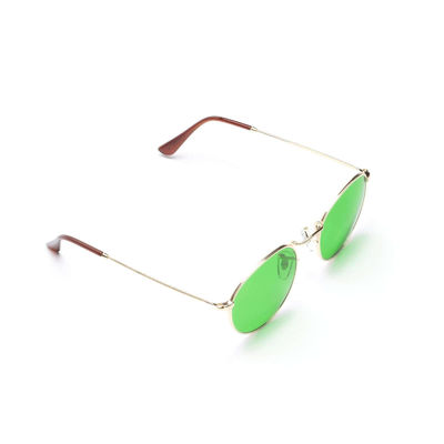 occhiali di terapia di colore verde di 125*50*45mm per il sollevamento dei vostri alcoolici