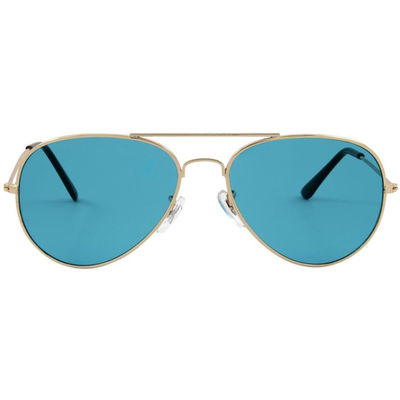 Gli occhiali da sole di Sunglasses Colored Lens dell'aviatore colorano gli occhiali da sole di terapia