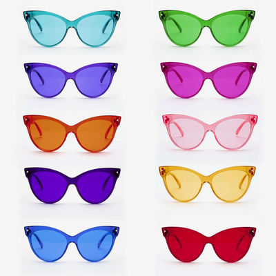 Il colore di Cateye ha tinto i vetri di plastica di vetro fa festa i puntelli di cosplay di occhiali
