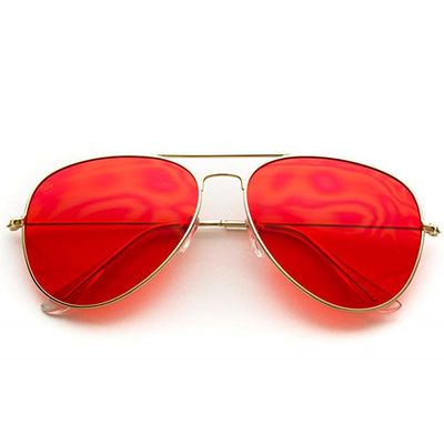 L'umore surdimensionato classico della protezione di vetro di Sun di Sunglasses For Women dell'aviatore UV400 si rilassa gli occhiali da sole di terapia