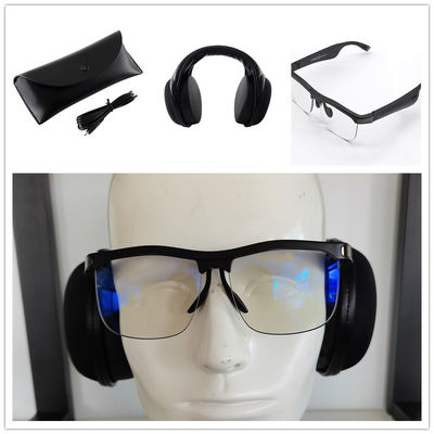 occhiali astuti degli occhiali da sole di musica di 185x75x50mm che fanno pagare morbidezza portatile di caso